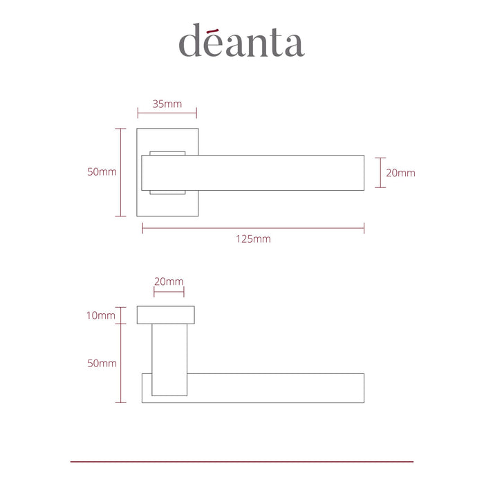 Deanta Argo Satin Nickel Chrome Urban Handle