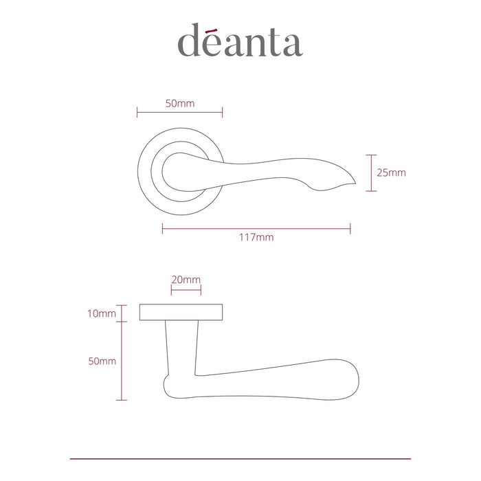 Deanta Veritas Polished Chrome Handle
