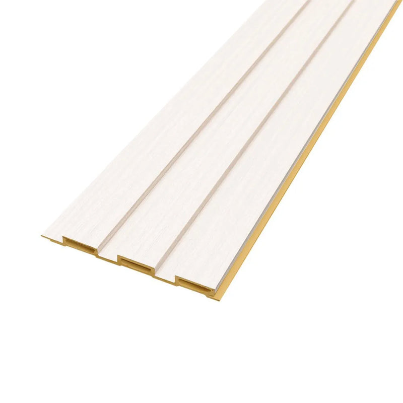 MB Thermo-Slat Charcoal White PVC Slat Panel