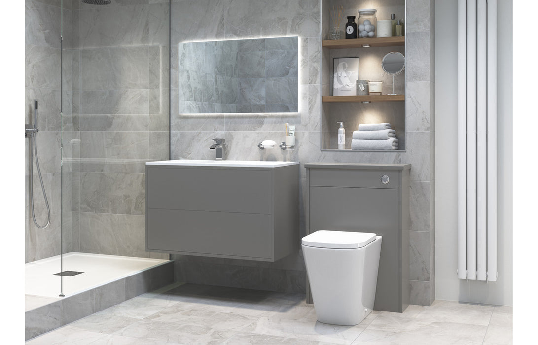 Tilliarde Rimless Back To Wall Comfort Height WC & Soft Close Seat