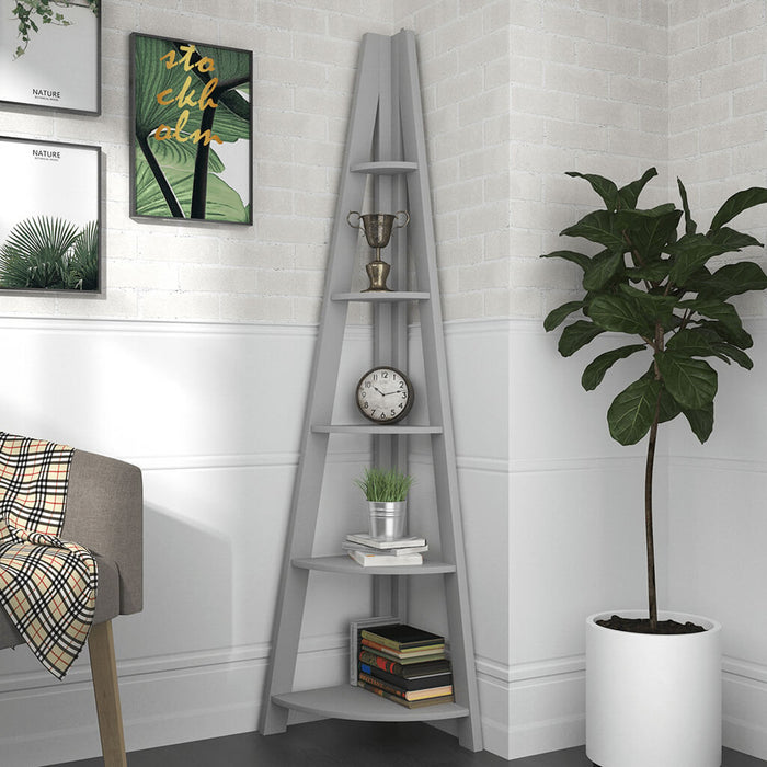 Tiva  Corner Ladder Shelving