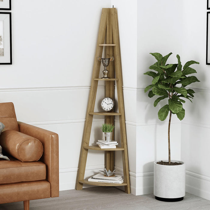 Tiva  Corner Ladder Shelving