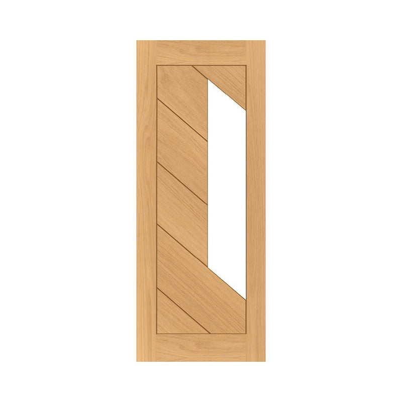 Deanta Torino Prefinished Oak Glazed Door