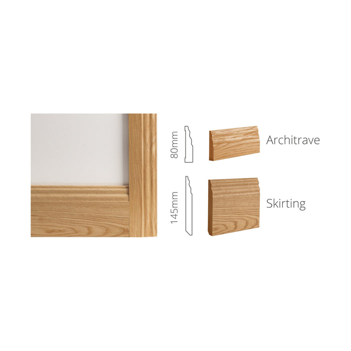 Deanta Oak Traditional Skirting