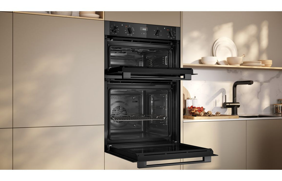 Neff N50 U1ACE2AG3B Double Electric Oven - Graphite Grey