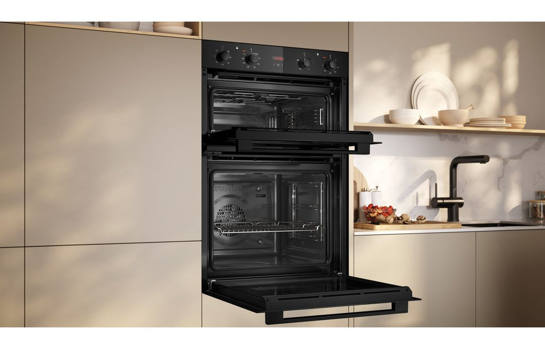 Neff N30 U1DCC0AK3B Double Electric Oven - Black