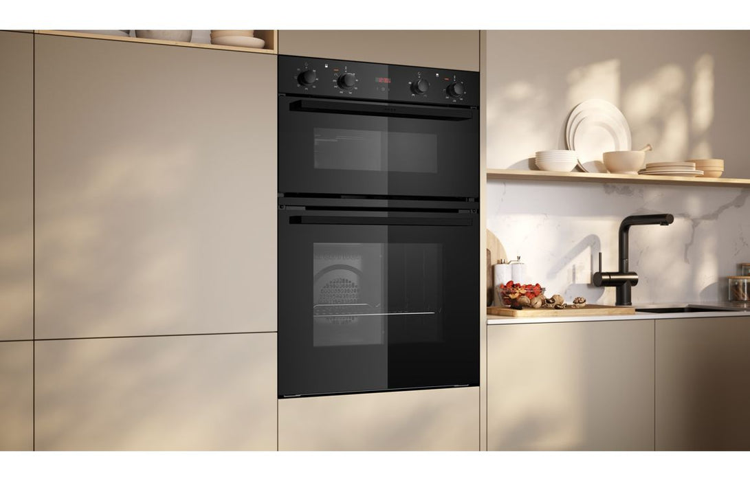 Neff N30 U1DCC0AK3B Double Electric Oven - Black