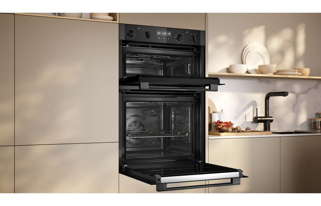 Neff N50 U2ACH7AG7B Double Pyrolytic Oven - Graphite Grey