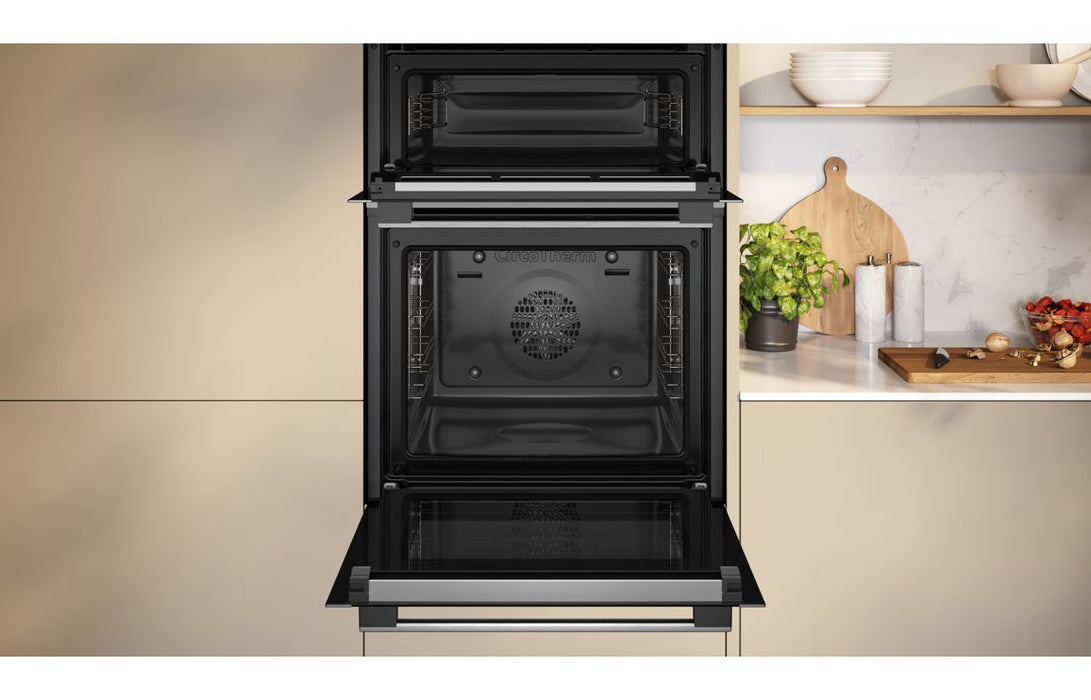 Neff N50 U2ACH7AN7B Double Pyrolytic Oven - St/Steel