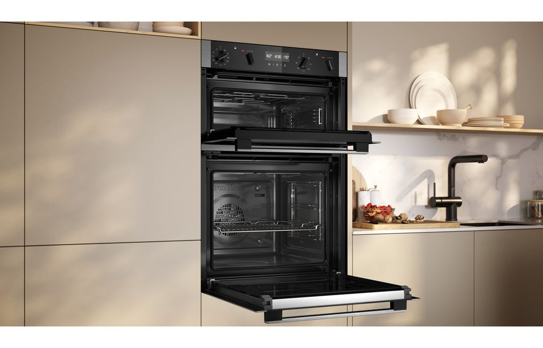 Neff N50 U2ACH7AN7B Double Pyrolytic Oven - St/Steel