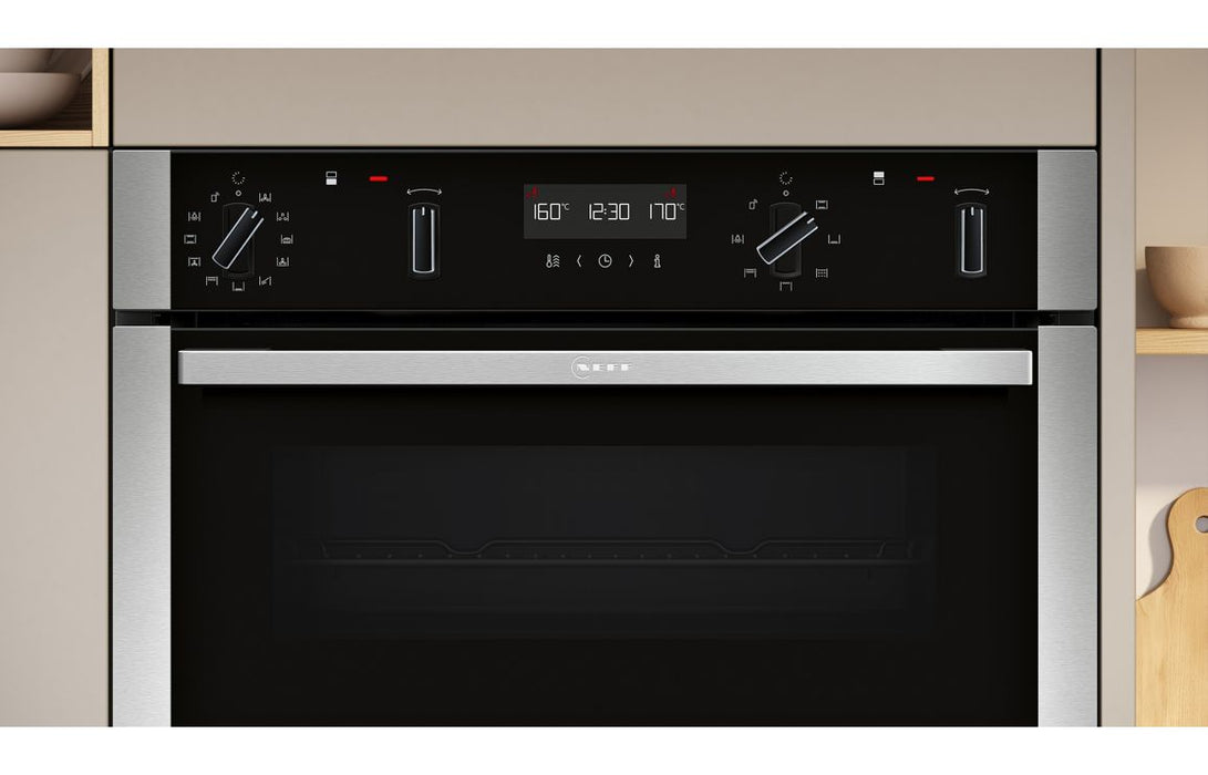 Neff N50 U2ACH7AN7B Double Pyrolytic Oven - St/Steel