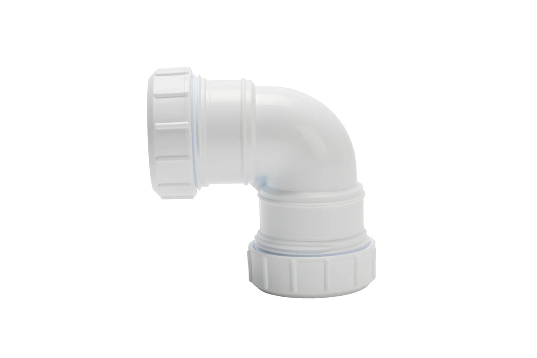 White 90° Knuckle Bend 32mm (Unifix)