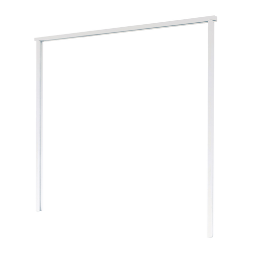 UNIVERSAL GARAGE DOOR FRAME WHITE PRIMED