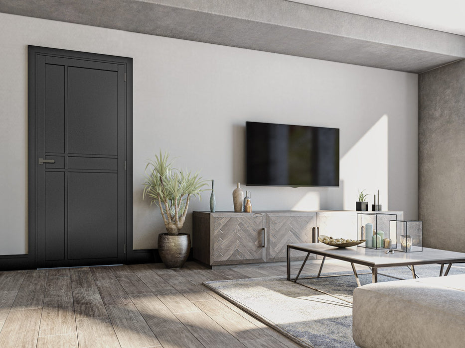Deanta Dalston Black Prefinished Door