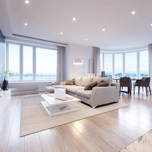 Downlight LED Dimmable V50 Fire Rated Fixed 7W 650lm CCT IP65 White