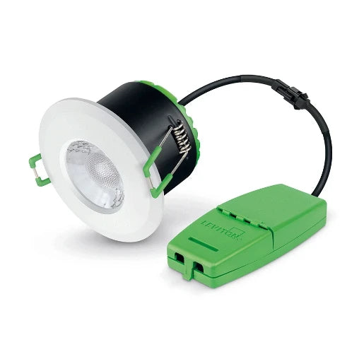 Downlight LED Dimmable V50 Fire Rated Fixed 7W 650lm CCT IP65 White