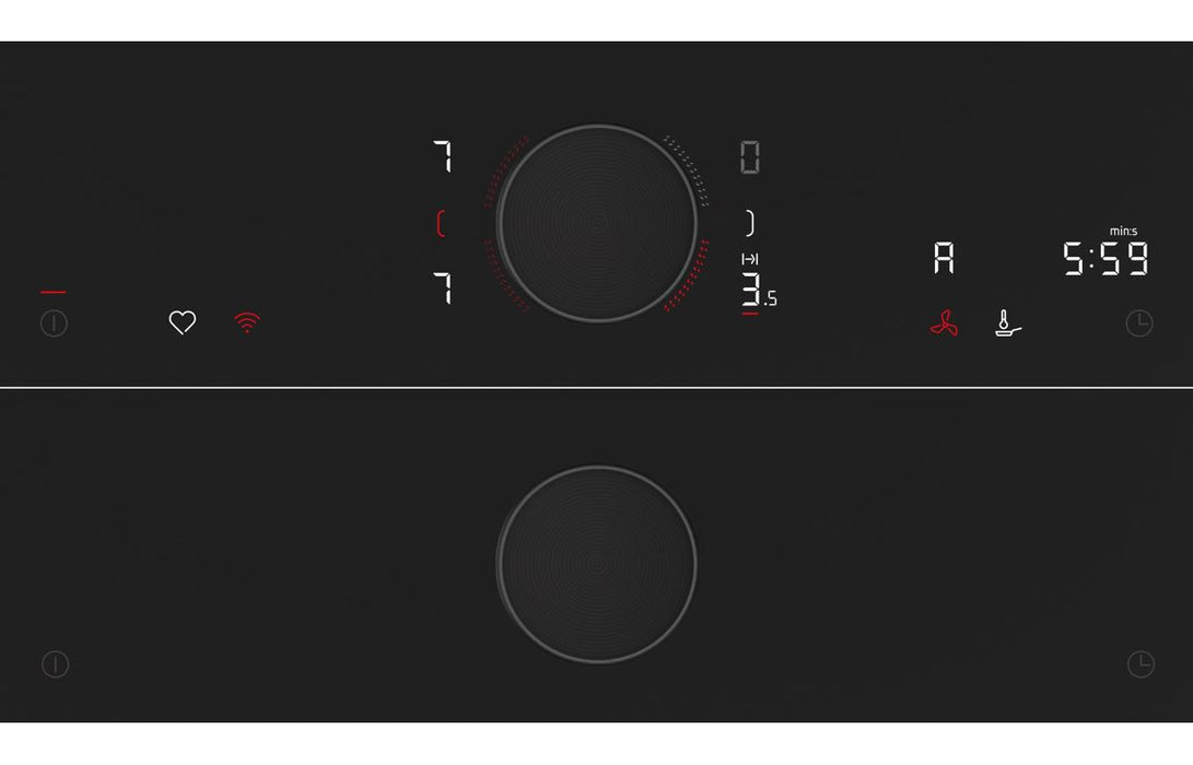 Neff N90 V68AUX4C0 80cm Venting Flex Induction Hob - Black Glass