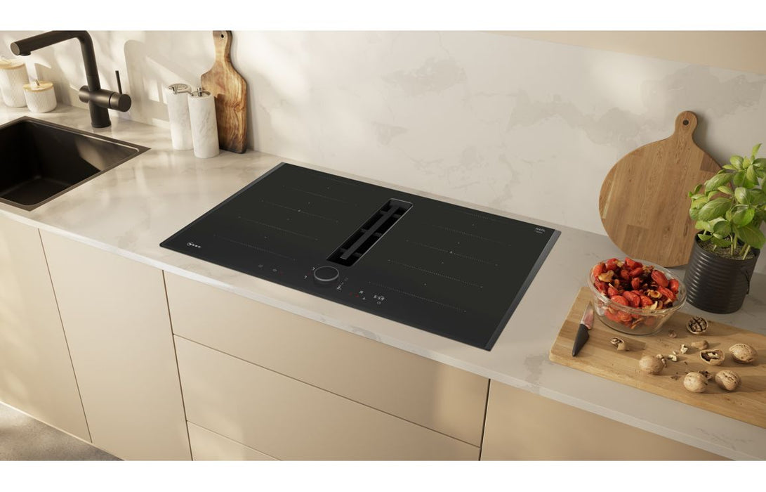 Neff N90 V68AUX4C0 80cm Venting Flex Induction Hob - Black Glass