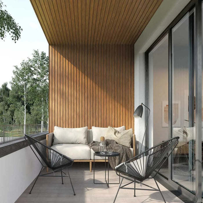 Vox Fronto Golden Oak Outdoor Slat Panel (4 Plank)