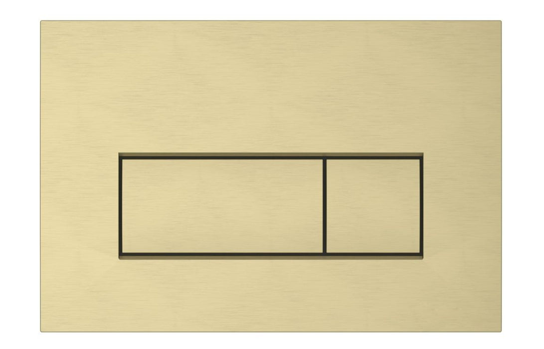 VitrA Loop Square Flush Plate - Brushed Gold