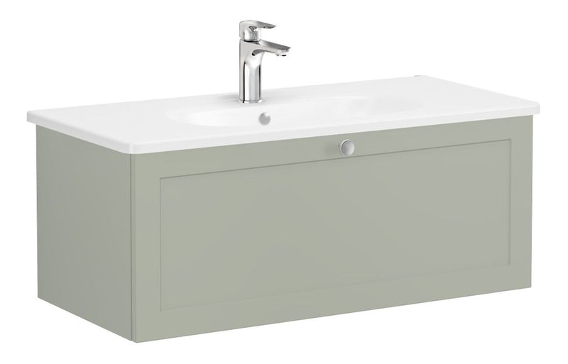 VitrA Root Classic Button Handle - Chrome