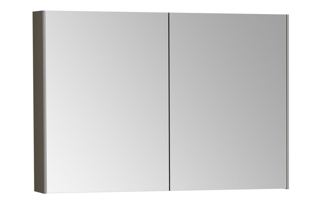 VitrA 1020x695mm Mirrored Cabinet - Brushed Chrome