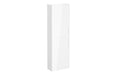 VitrA Root Flat 55cm 2 Door Slim Tall Unit (LH Hinge) - High Gloss White