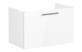 VitrA Root Flat 80cm 1 Drawer Washbasin Unit - High Gloss White