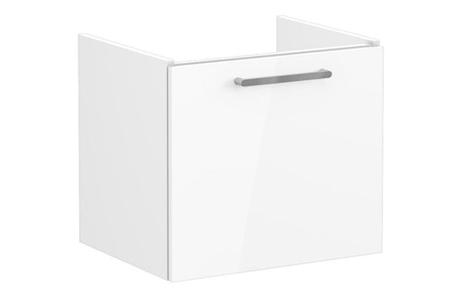 VitrA Root Flat 60cm 1 Drawer Washbasin Unit - High Gloss White