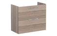 VitrA Root Flat 80cm 2 Drawer Slim Washbasin Unit - Cordoba
