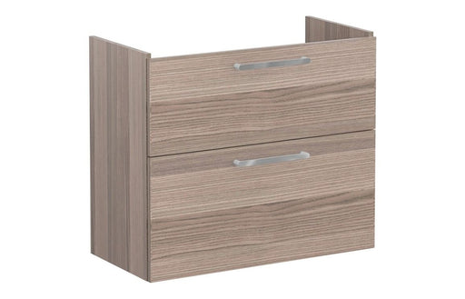 VitrA Root Flat 80cm 2 Drawer Slim Washbasin Unit - Cordoba