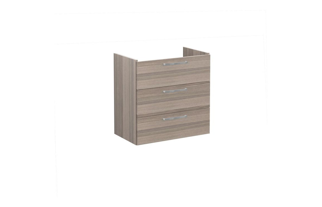 VitrA Root Flat 80cm 3 Drawer Washbasin Unit - Cordoba