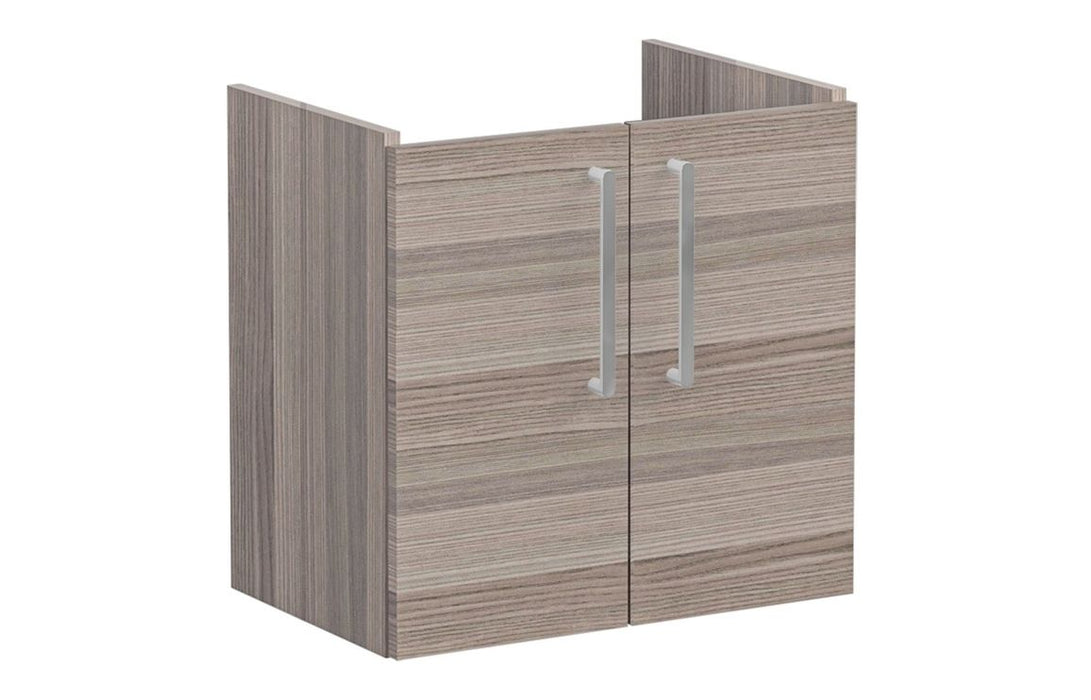 VitrA Root Flat 60cm 2 Door Wall Hung Slim Washbasin Unit - Cordoba