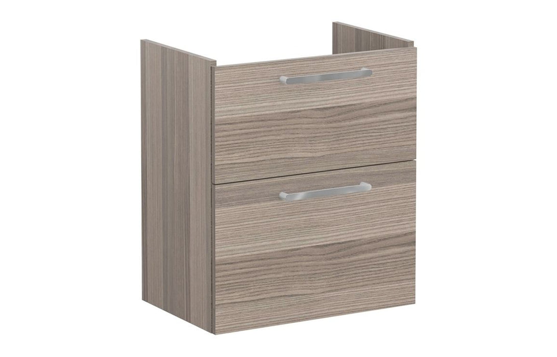 VitrA Root Flat 60cm 2 Drawer Slim Washbasin Unit - Cordoba