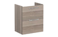 VitrA Root Flat 60cm 2 Drawer Slim Washbasin Unit - Cordoba