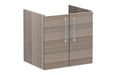 VitrA Root Flat 60cm 2 Door Wall Hung Washbasin Unit - Cordoba