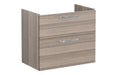 VitrA Root Flat 80cm 2 Drawer Washbasin Unit - Cordoba