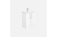 VitrA Zentrum 60cm 2 Drawer F/S Washbasin Unit - High Gloss White