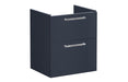VitrA Root Flat 60cm 2 Drawer Washbasin Unit - Matt Dark Blue