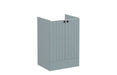 VitrA Root Groove 60cm 2 Door Floor Standing Washbasin Unit - Matt Fjord Green