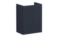 VitrA Root Classic 40cm 1 Door Wall Hung Slim Washbasin Unit - Matt Dark Blue