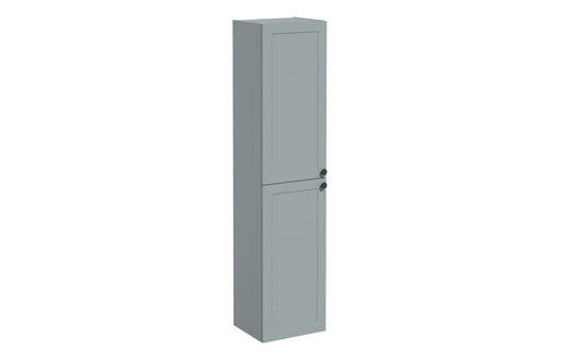 VitrA Root Classic 40cm 2 Door Tall Unit (LH Hinge) - Matt Fjord Green
