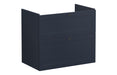 VitrA Root Classic 80cm 2 Drawer Washbasin Unit - Matt Dark Blue