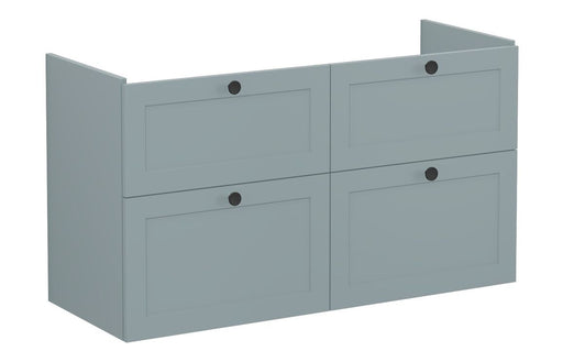 VitrA Root Classic 60cm 1 Drawer Washbasin Unit - Matt Fjord Green