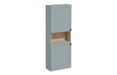VitrA Root Classic 55cm 2 Door Semi-Tall Unit (LH Hinge) - Matt Fjord Green