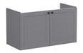 VitrA Root Classic 100cm 2 Door Washbasin Unit - Matt Grey