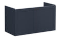 VitrA Root Classic 100cm 2 Door Washbasin Unit - Matt Dark Blue
