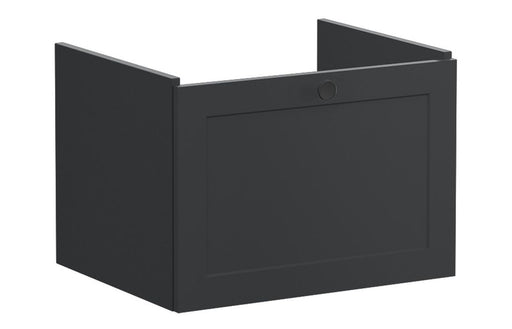 VitrA Root Classic 60cm 1 Drawer Washbasin Unit - Matt Graphite