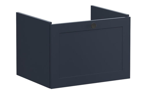 VitrA Root Classic 60cm 1 Drawer Washbasin Unit - Matt Dark Blue