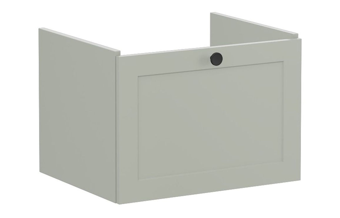 VitrA Root Classic 60cm 1 Drawer Washbasin Unit - Matt Retro Green